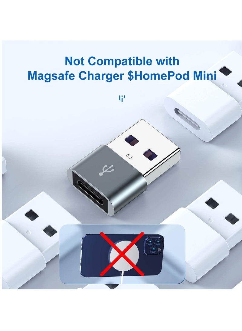 SYOSI Type C Female to USB Male Adapter 5 Pack USB C to USB Charger Cable Adapter for Smart Phone and Other Electronics  - Image 5