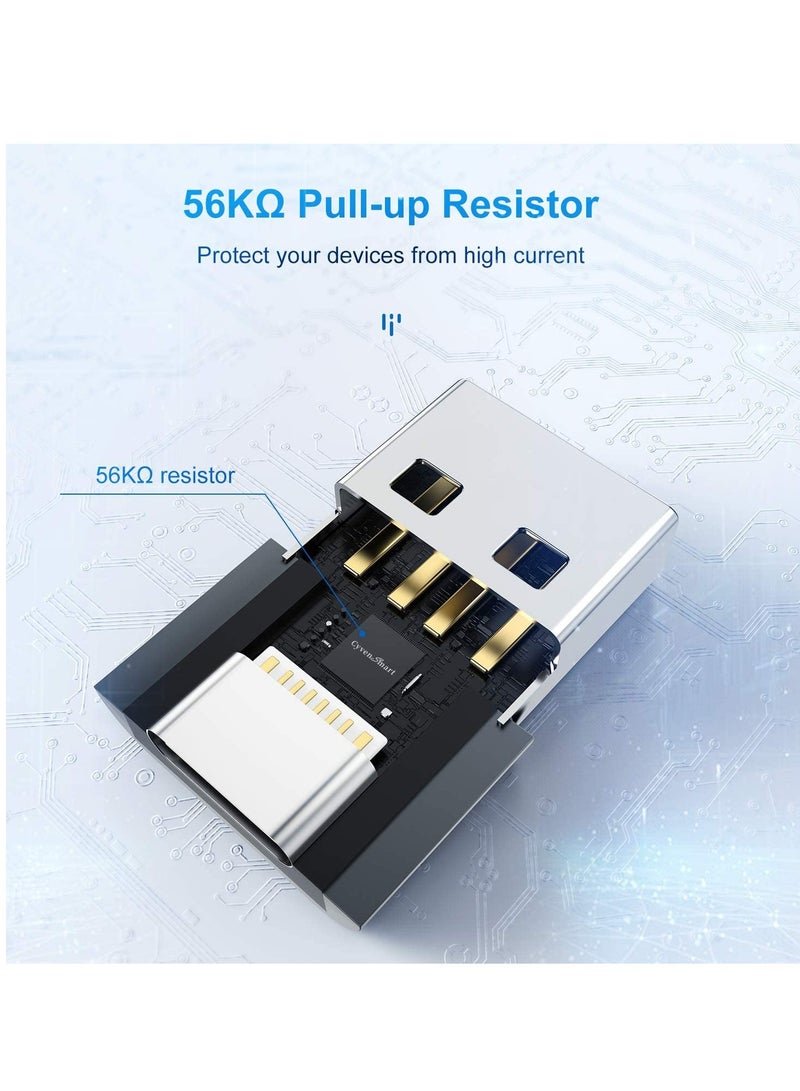 SYOSI Type C Female to USB Male Adapter 5 Pack USB C to USB Charger Cable Adapter for Smart Phone and Other Electronics  - Image 3