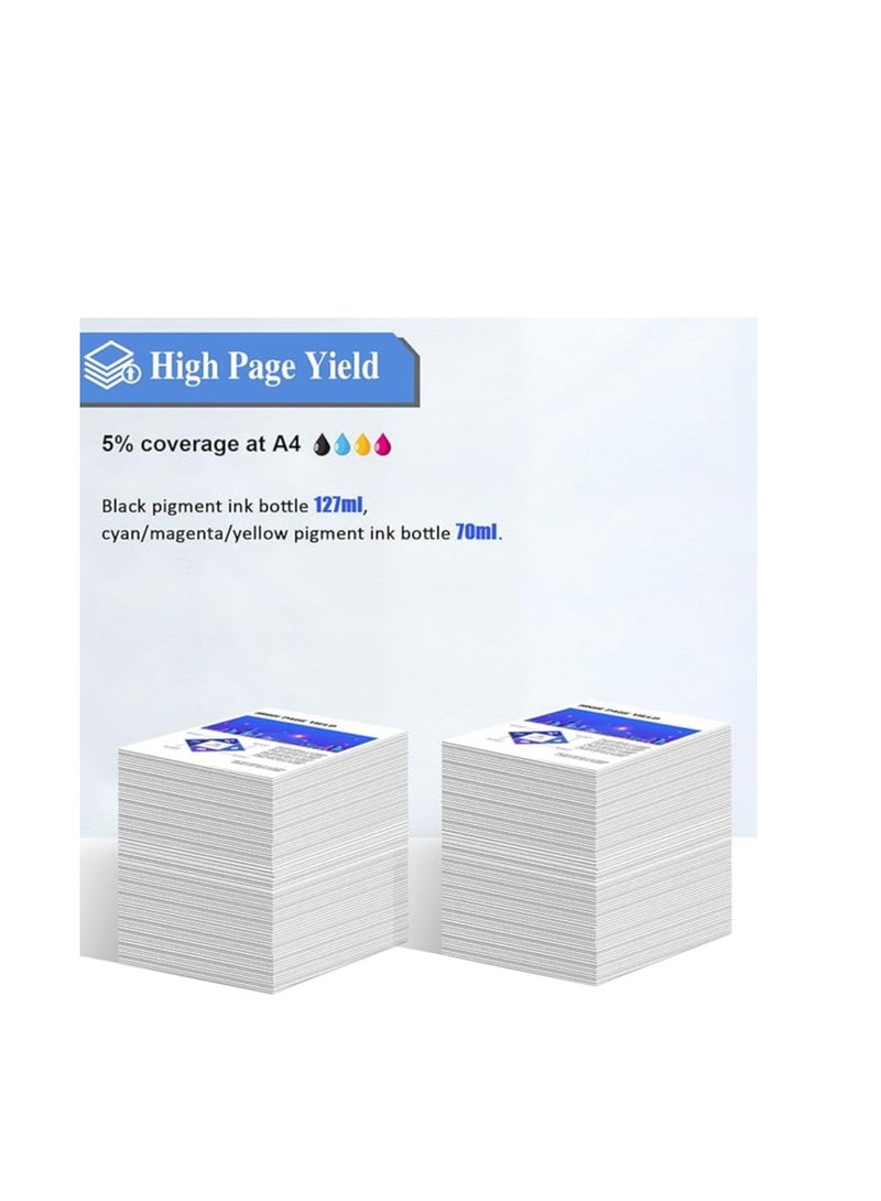 6-Pack 673 Compatible refill ink for Epson L801, L805, L1800, L800, L810, L850, L1300, L18050 with 6 colors - Image 4