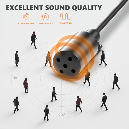 DIGIMORE Lavalier Microphone | Omnidirectional Clip-On Mic | Noise Reduction | Two-Way Audio | for Recording, Streaming & Online Meetings (D-470 3.5mm) - Image 4