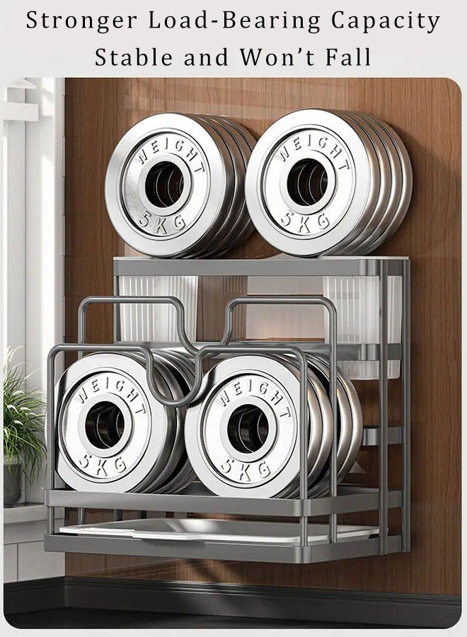 MIXDE Kitchen Storage Rack with Removable Tray, Space Saving Large Capacity Stainless Steel Kitchen Cutlery Drying Rack, MultiFunction Kitchen Knife Stand Holder, Black - Image 3