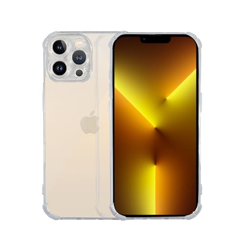 7-Seven 7SEVEN® Back Cover for iPhone 13 Pro Max Transparent Mobile Back Case Shock Proof Design Camera Edges Protection Crystal Clear Phone Case Silicon Soft TPU & Flexible Bumper Case for iPhone 13 Pro Max - Image 1
