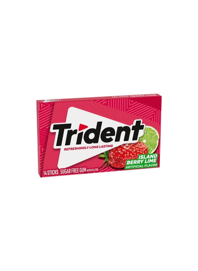 Trident Island Berry Lime 14 Sticks