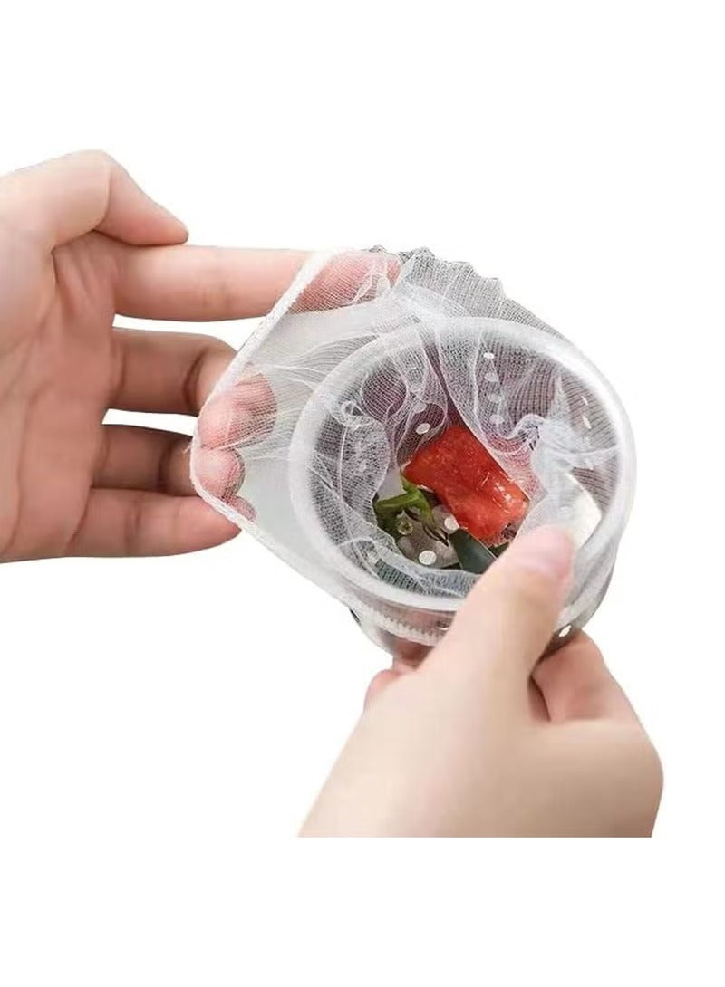 200 PCS Disposable Mesh Sink Garbage Bags Kitchen Sink Strainer Net Bag for Collecting Kitchen Food Scraps and Leftover Waste