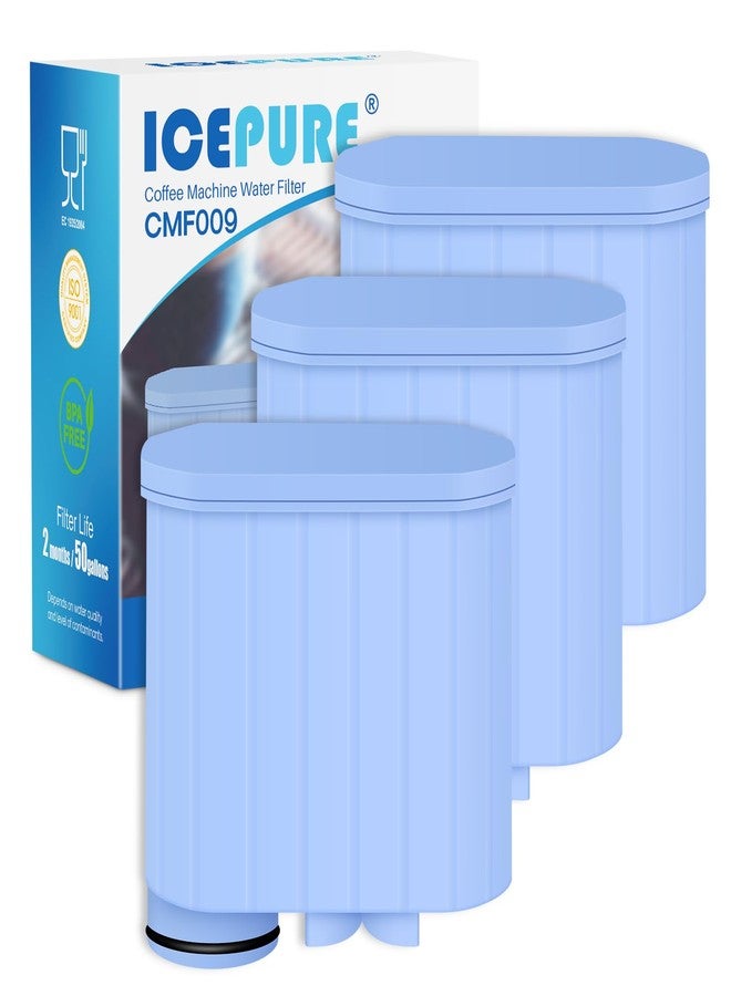 ICEPURE فلتر مياه بديل من آيس بيور لماكينات قهوة أكوا كلين CA6903 /10/00 /01/22 /47، CA6707 /00/10، CMF009، وفيليبس 2000/3000 / 4000/5000، 421946039401، 421944050461، عبوة من 3 قطع - Image 1