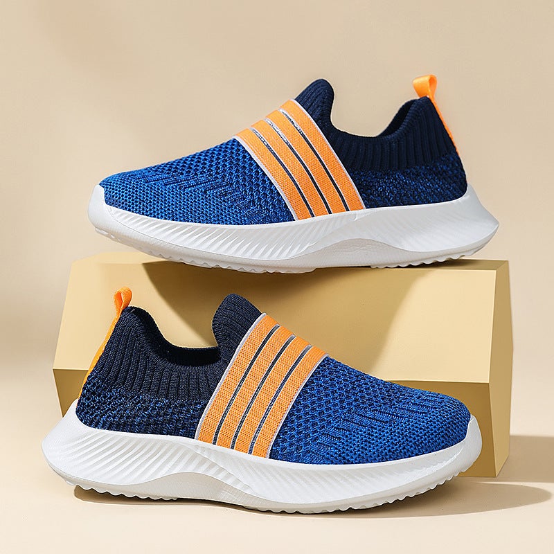 Mesh Sneakers Lightweight Flexible Sole Walking Shoes For Kids Indoor And Outdoor Activities - Image 2