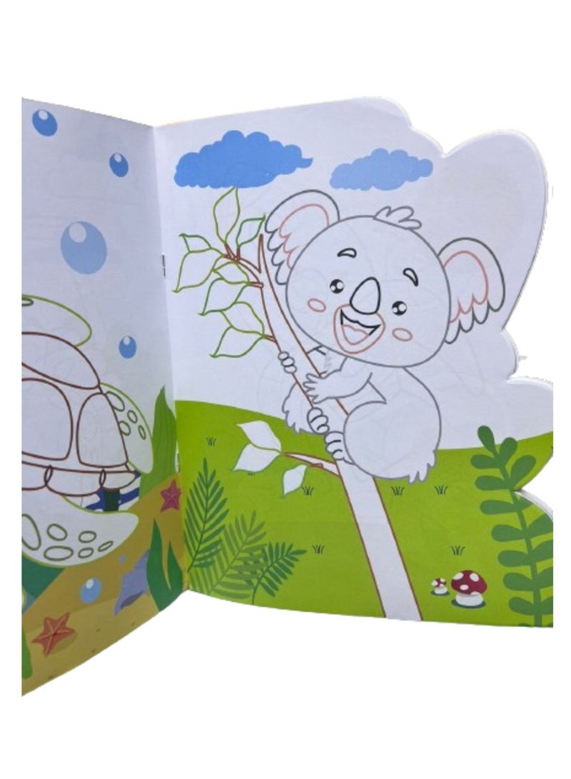 Flamingo Toddler Colouring Book No 1 Assorted Color - Image 2