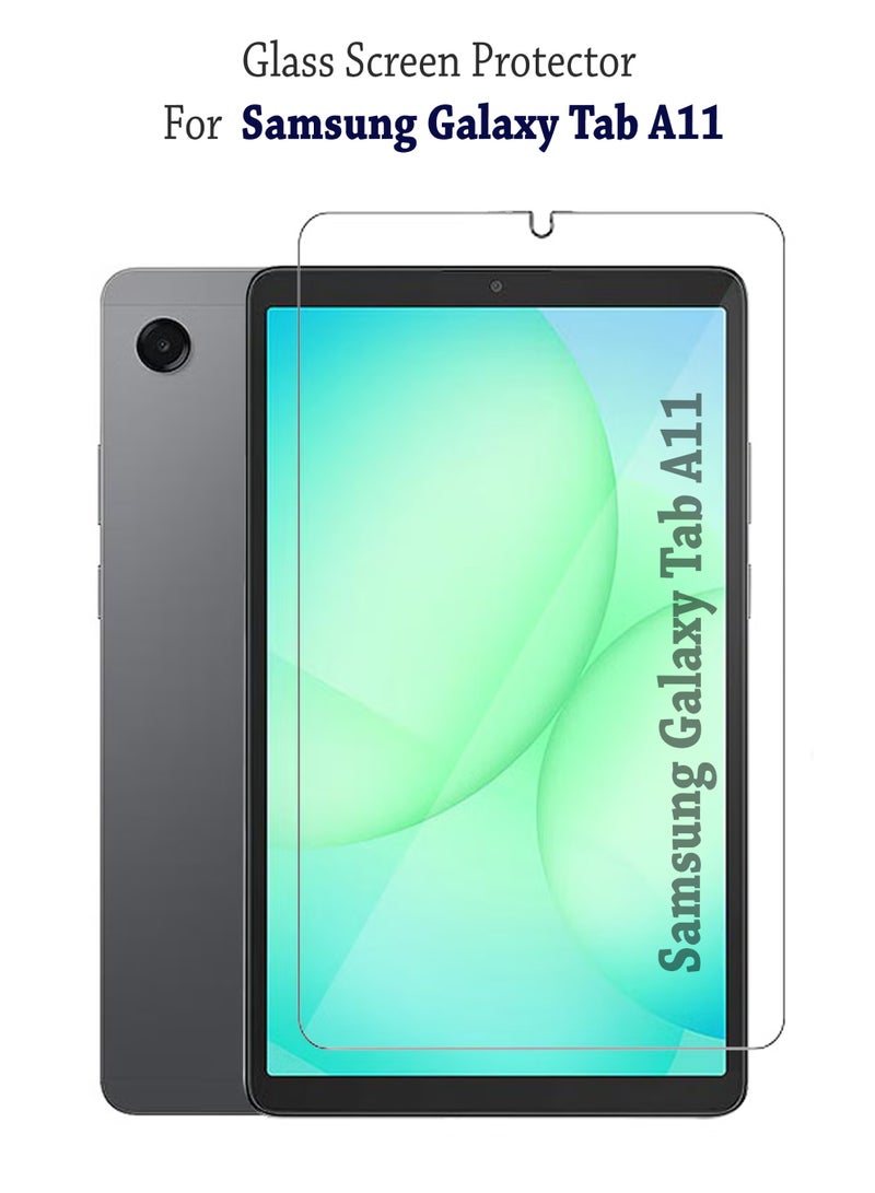 Samsung Galaxy Tab A11 Tempered Glass Screen Protector | HD Scratch Resistant, High Transparency, Delicate Touch, Anti-Explosion, Bubble-Free | Easy Installation for Samsung Galaxy Tab A11 - Image 1