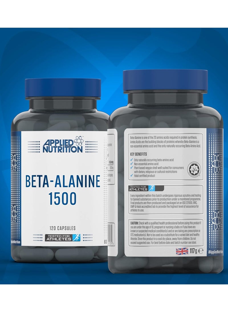 Applied Nutrition Applied Nutrition Beta Alanine,1500 Mg,120 Capsules  - Image 2