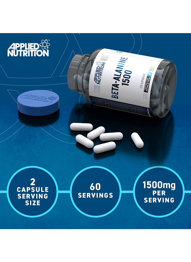 Applied Nutrition Applied Nutrition Beta Alanine,1500 Mg,120 Capsules  - Image 4