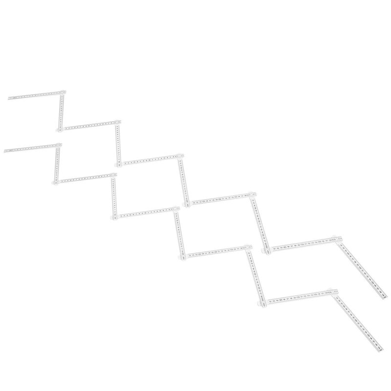 2m Folding Ruler ABS Material Multi Angle Locking for Woodworking Tile Flooring DIY - Image 2