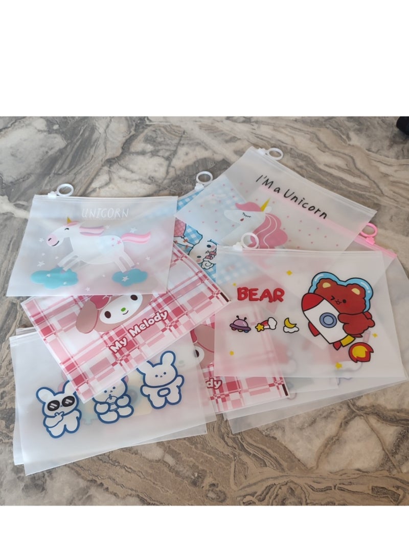 حقيبة مكياج شفافه قطعتين - Image 3