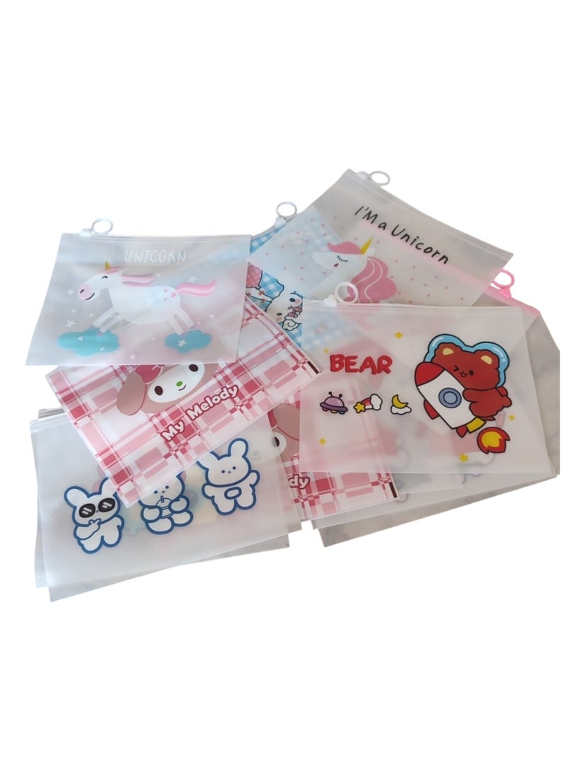 حقيبة مكياج شفافه قطعتين - Image 1