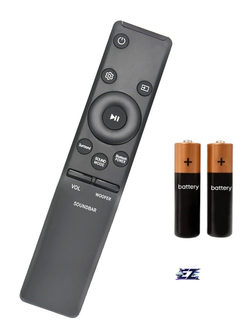 ELTRAZONE AH59-02758A Replacement Remote Compatible with Samsung Soundbars HW-M450, HW-M4500, HW-M4501, HW-M550, HW-M430, HW-M360, HW-M370, HW-MM55, HWM450, HWM4500, HWM4501, HWM550, HWM430, HWM360, HWM370, HWMM55 – Includes Battery - Image 1