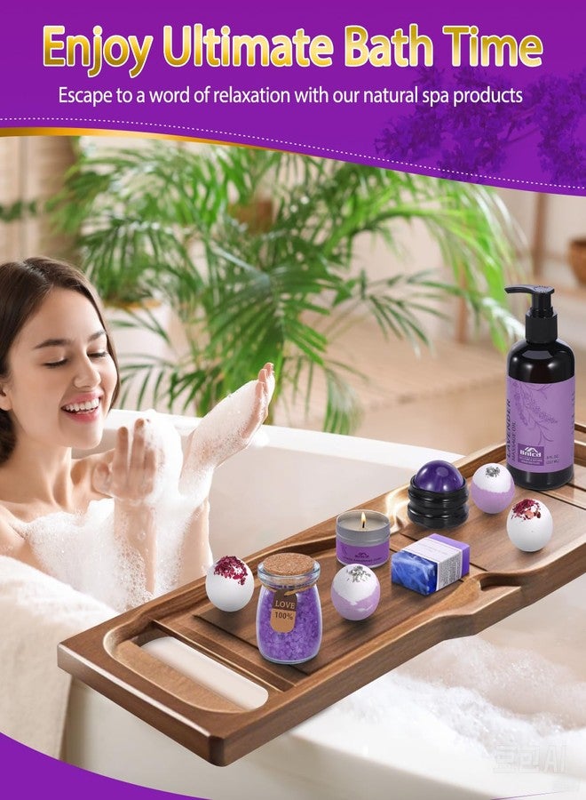 Bnlcd Luxury Bath Gift Set for Women, 12 Pcs Relaxing Lavender Spa Gifts for Women, Self Care Gifts For Mom Wife Girlfriend Sister - Happy Birthday, Christmas, Valentine's Day, Mothers Day Gifts - Image 2