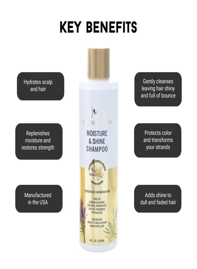 Miracle Elixir Collection Joyce Giraud Moisture & Shine Shampoo, Lavender Vanilla Beach, Hydrates & Protects Color, 8 Fl. Oz - Image 3