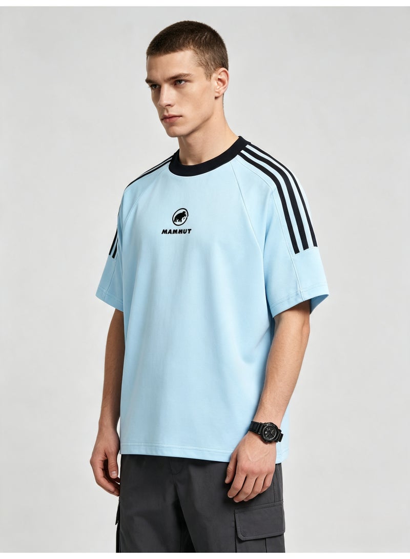 Mammut Contrast striped raglan sleeves loose short sleeve T-shirt - Image 1