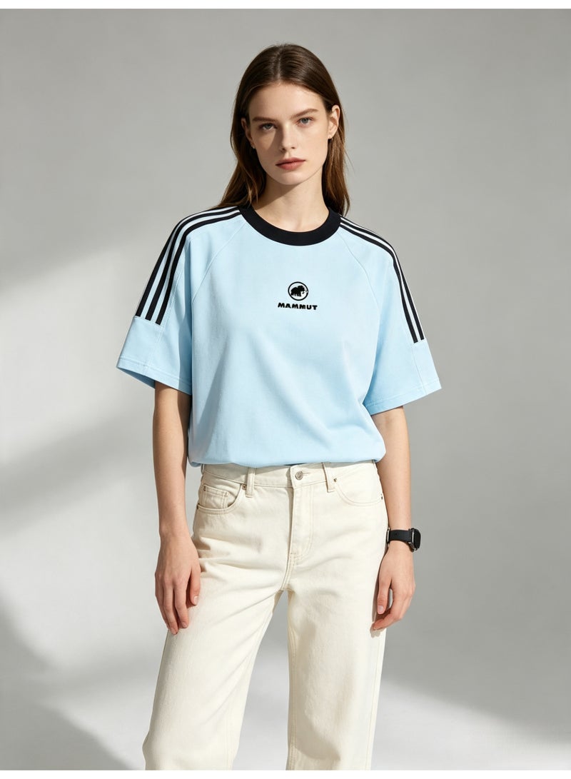Mammut Contrast striped raglan sleeves loose short sleeve T-shirt - Image 5