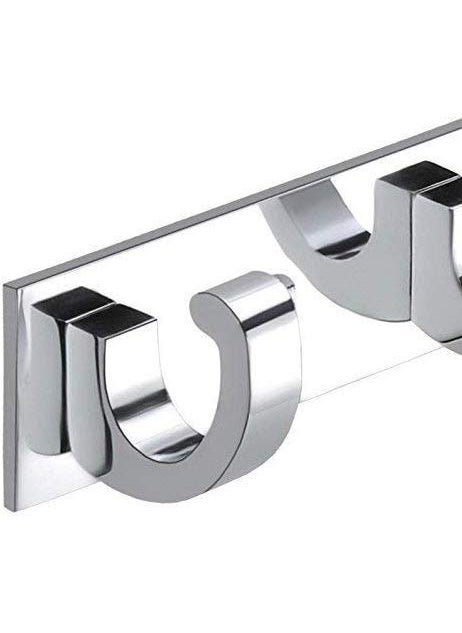 A TO Z A to Z 8 Hook Cloth Khiti Hanger Aluminum for BathroomHome Decor Pack of 1  - Image 5