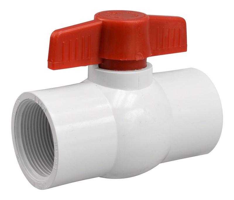 Valterra 700-15F PVC Ball Valve, White, 1-1/2" FPT - Image 2