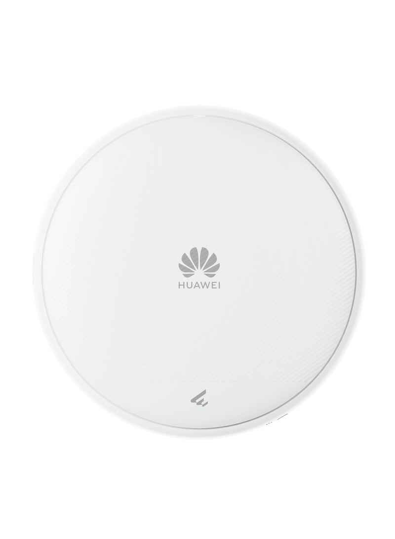 HUAWEI eKitEngine AP371 Wi-Fi 7 (802.11be) Dual-Band 2x2 MIMO Indoor Access Point, 3.57 Gbps Total Device Rate, 2.4 GHz (689 Mbps) & 5 GHz (2.88 Gbps), Built-in Smart Antennas, Multi-Link Operation (MLO), 4096-QAM, MU-MIMO, OFDMA, Multi-AP Coordination, 2.5GE PoE Port, Cloud Management, WPA3, 802.11r Fast Roaming, Compact Design, 13.6W Max Power, CE, RoHS, WEEE Certified, Ideal for SMBs, Hospitals, Retail Spaces White - Image 1