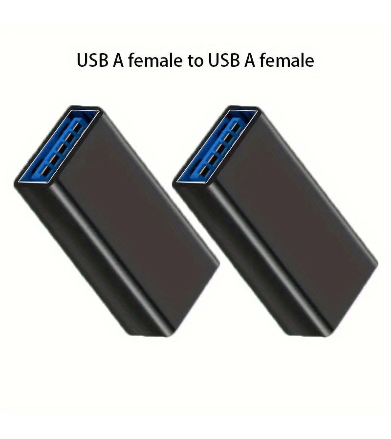 موصل من نوع أنثى C إلى ذكر USB (أنثى-أنثى-أنثى-ذكر-ذكر) زوج من المحولات. - Image 3
