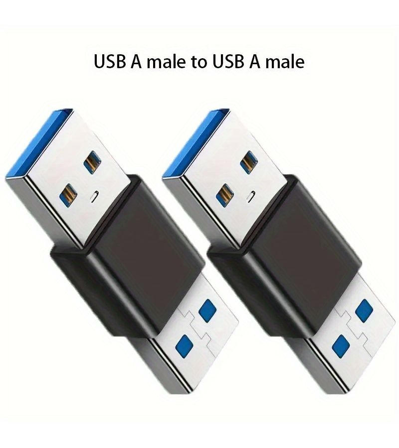 موصل من نوع أنثى C إلى ذكر USB (أنثى-أنثى-أنثى-ذكر-ذكر) زوج من المحولات. - Image 5