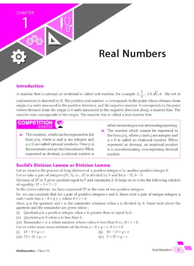 MTG Foundation Course For NTSE-NVS-BOARDS-JEE-IMO Olympiad - Class 10 (Mathematics), Based on Latest Competency Based Education -2022  - Image 2