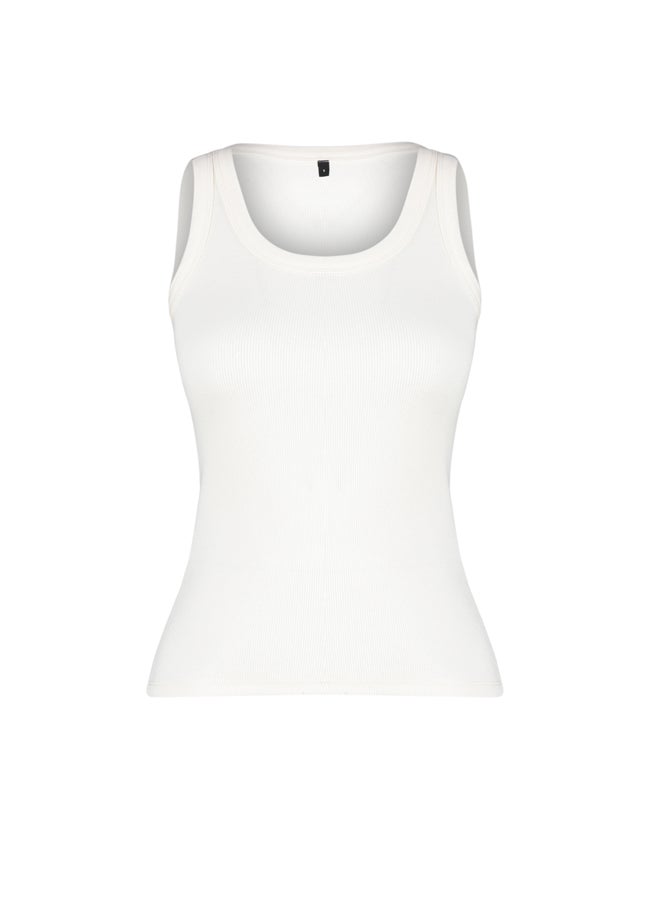 trendyol - Ecru Pool Collar Fitted/Flexible Knitted Undershirt TWOSS24AL00068 - Image 1