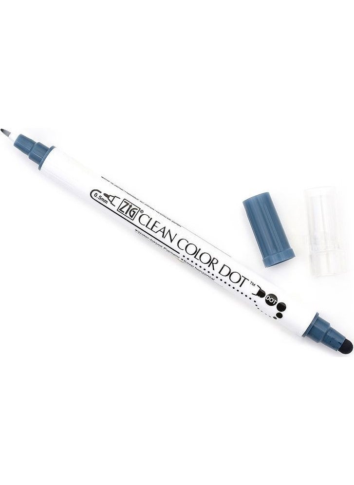 Zig Clean Color Dot Double Tip Marker Pen DENIM-034 