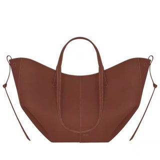 French Polen Tote Bag Soft Genuine Leather Underarm Shopping Bag Fashionable Handheld Single Shoulder Commute Large Capacity Bag Cognac small size - pzsku/Z533EC22DA5F0AF046CE9Z/45/1746228686/907a83ee-c915-4050-81e1-11712113e0b8