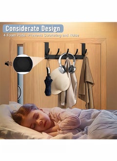 Door Hooks, Over Door Hanger, Space Aluminum, Non Perforated Bathroom Hooks, Bedroom Storage, Hanger Hooks, Wall Hanger Hooks, Black - pzsku/Z533EC3E7A2DD0E84E066Z/45/_/1733035893/b86e1a2f-662d-4bd1-8dad-930ffa571c2b