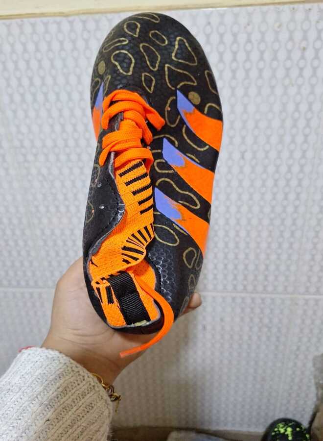 Stars black in orange - size 38