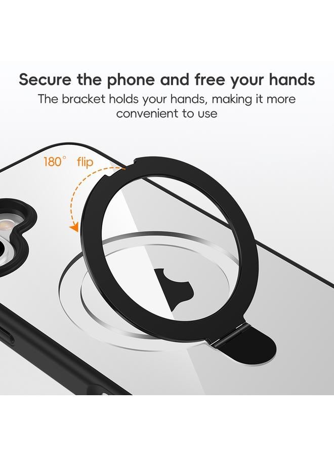 Zaboon Case For iPhone 13 High Transparency MagSafe Holder Phone Case - Image 3