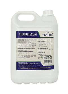 HA103 Hypochlorous Acid Based Non Alcoholic Disinfectant 5L