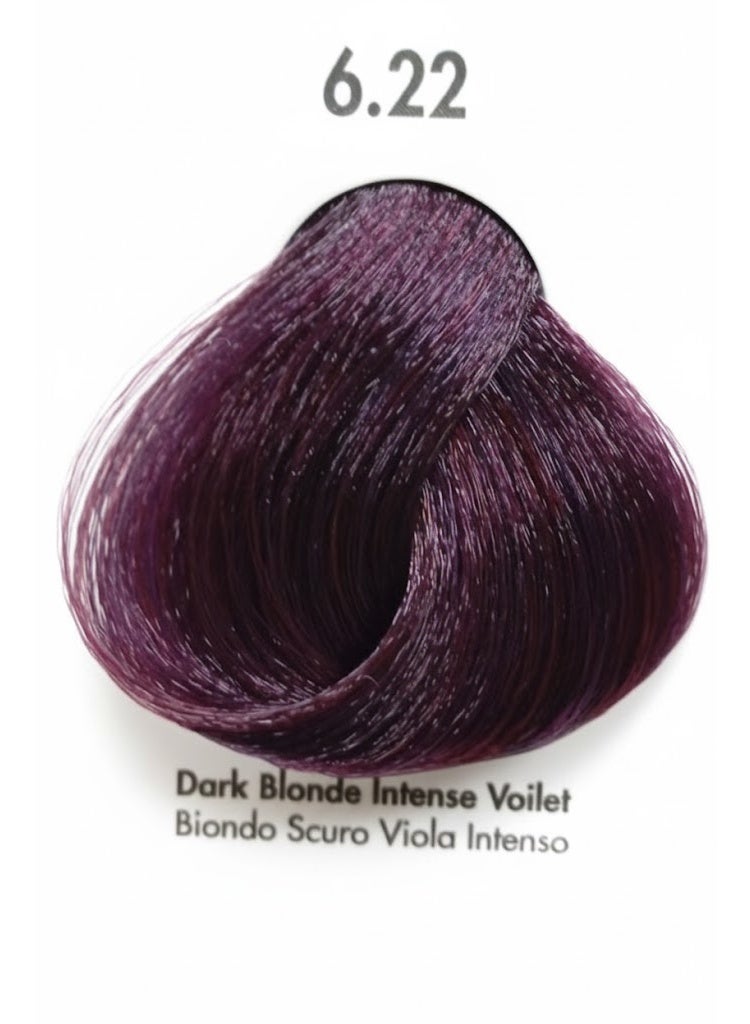 VIZO PROFESSIONAL VIZO Permanent Hair Color Cream No.6.22 Dark Blonde intense Violet 120ML - Image 2