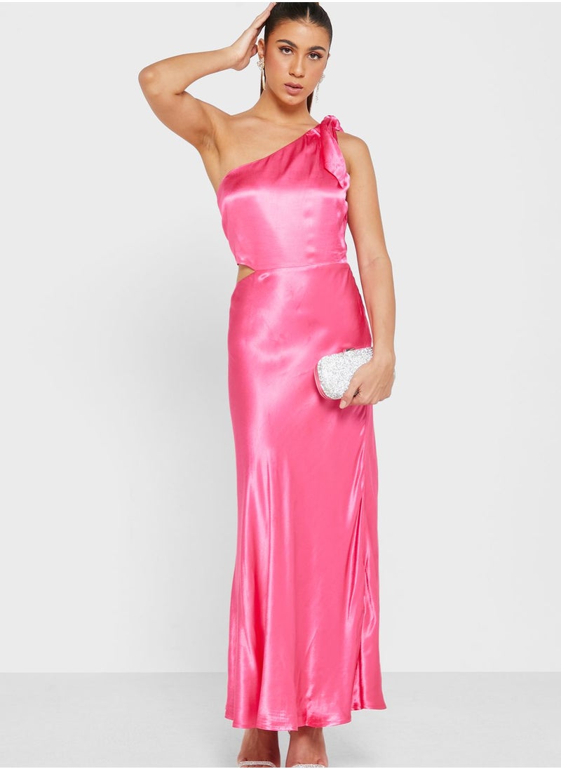 Bardot - One Shoulder Cut Out Dress - Image 1