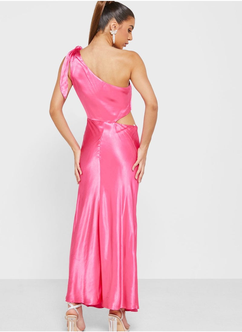 Bardot - One Shoulder Cut Out Dress - Image 1