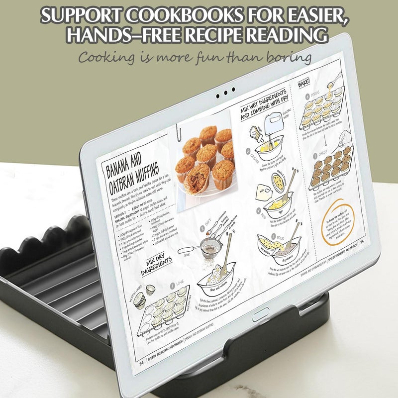 Ysks'hf spoon holder and pot lid holderï¼Œstainless steelï¼ŒKitchen Utensil Rest, scraper holder & pot holderï¼ŒSpoon Holder for Stove Top - Kitchen Utensil Holder for Ladles & Tongsï¼ˆBlack) - Image 4