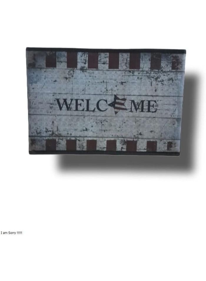 صندوق تخزين مع غطاء، مقابض للحمل، صندوق طباعة من القماش ، رائعة للألعاب والذكريات وخزانة للمكتب وغرفة النوم - Image 4