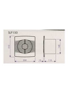 شفاط طرد 20 سم 30 وات تدفق هواء 300 م3/ساعة بدون تايمر SLF150 - pzsku/Z533F5A59336EB9BFFF66Z/45/_/1673356596/963411b0-5cd4-4d80-b718-16e5af4a85d5