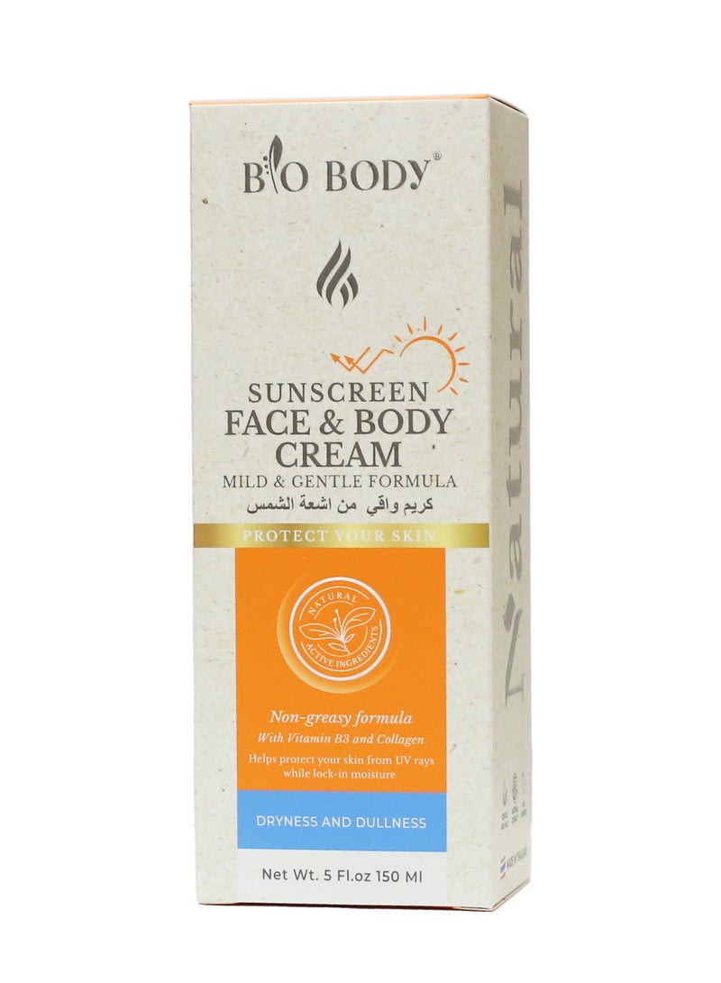 bio-body Bio body sunscreen face and body cream 150ml - Image 2