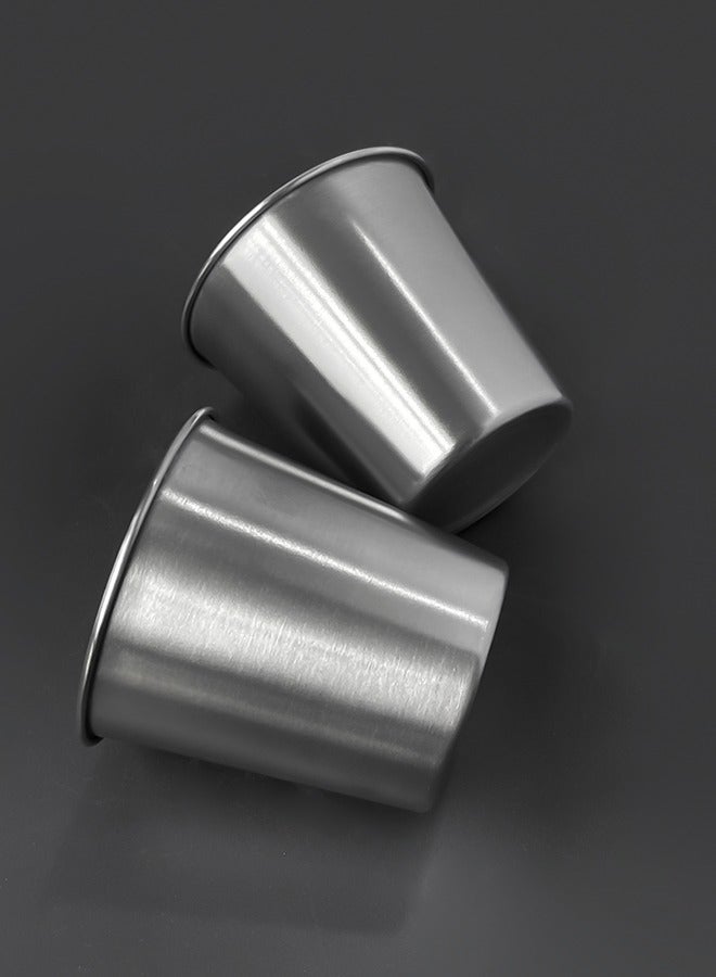 Morlife Stainless Steel Coffee Mugs 5 Pack 200ml BPA Free, Kitchen, office, Outdoor ideal for Ice Drinks/Hot Beverage - Image 3