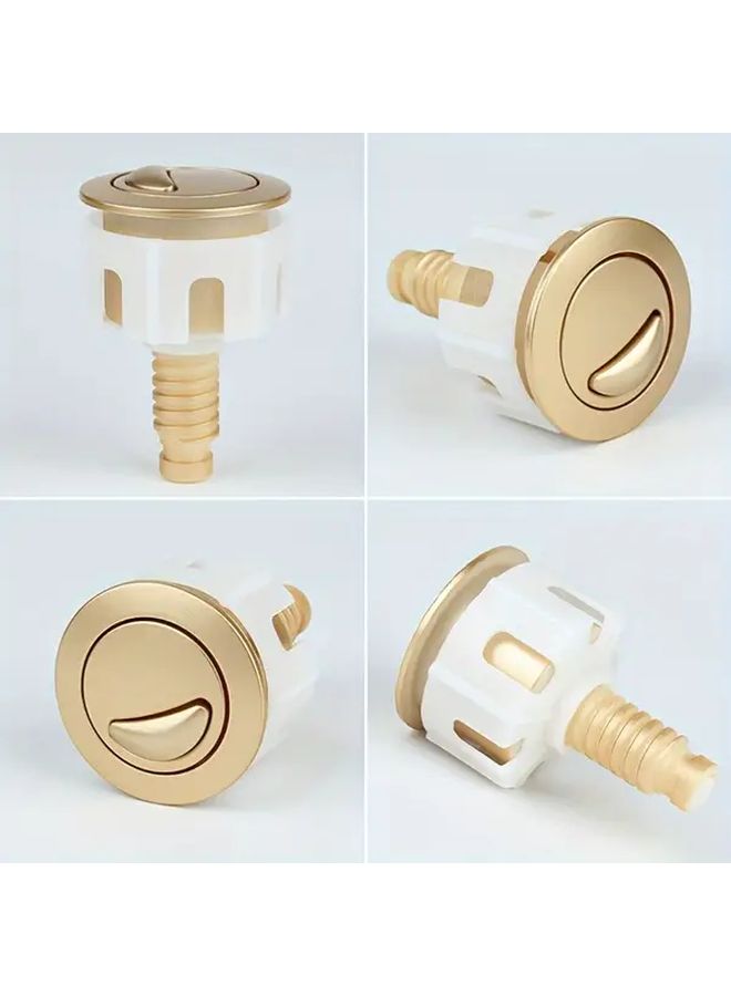 Black Round Dual Switch Universal Toilet Remote Control Button - Image 4