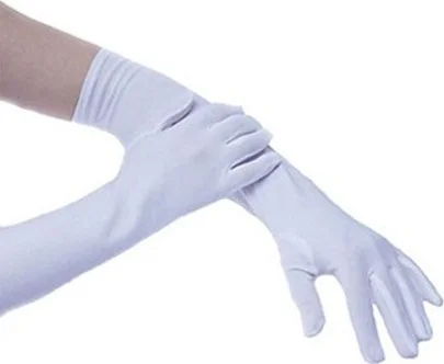 Ttt White Show Gloves