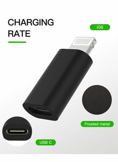 SYOSI USB-C Female to Lightning Male Adapter, PD Fast Charge Converter for iPhone, 3pcs  - Image 2