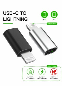 SYOSI USB-C Female to Lightning Male Adapter, PD Fast Charge Converter for iPhone, 3pcs  - Image 4