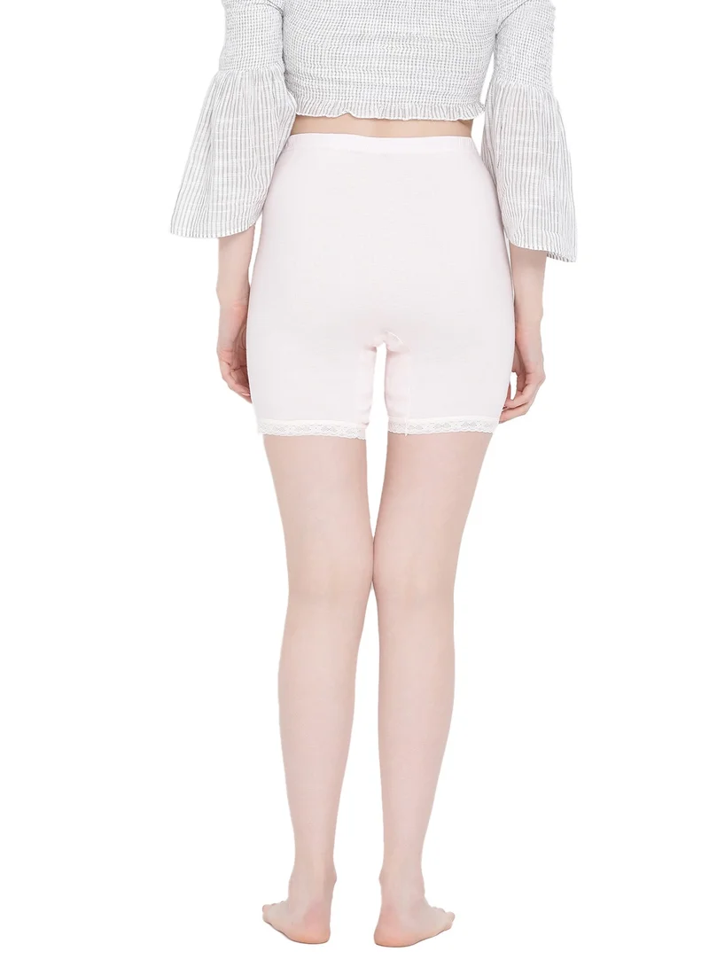 Byc  WOMEN'S COTTON BOXER BRIEF SHORTS (PACK OF 3) - LIGHT PINK for Women | Best Price UAE