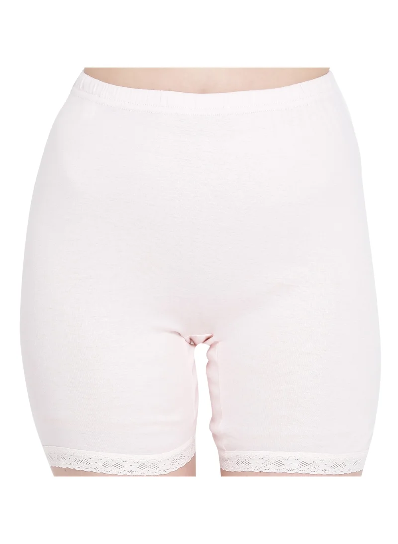 Byc  WOMEN'S COTTON BOXER BRIEF SHORTS (PACK OF 3) - LIGHT PINK for Women | Best Price UAE