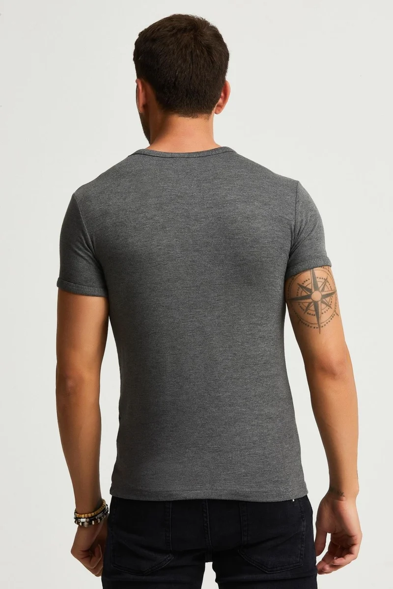 الكسندر جاردي Slim Fit Lycra T-Shirt (E22-746A)